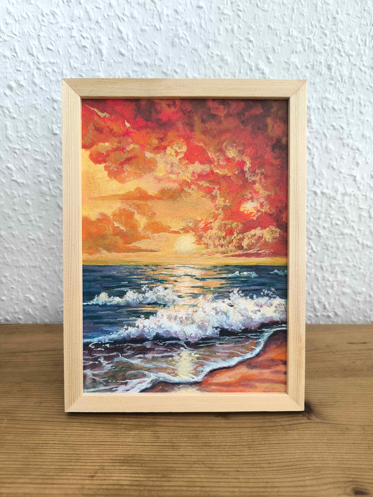 Originale Acrylmalerei "Zuhause"