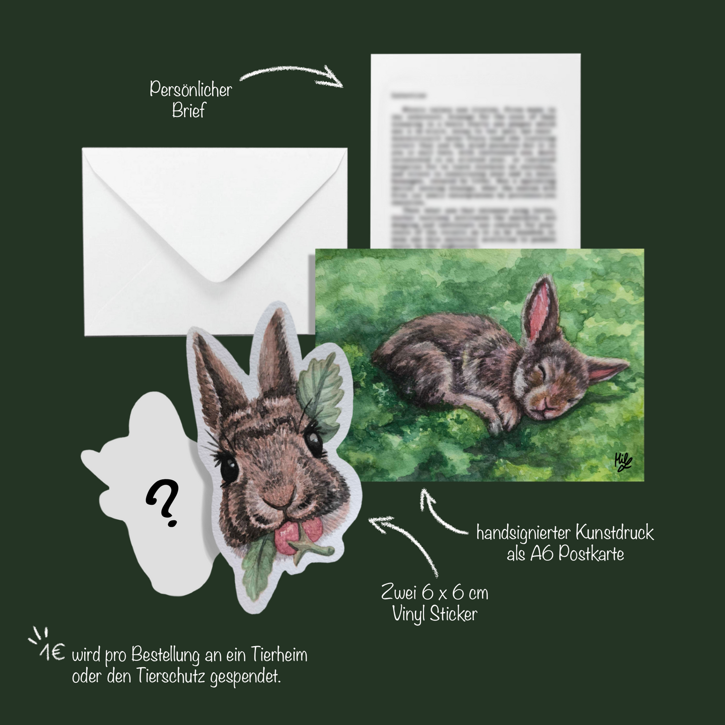 Animal Art Mail: Die monatliche Kunst für Tierliebhaber